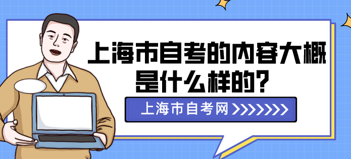 上海市自考的内容大概是什么样的？(图1)